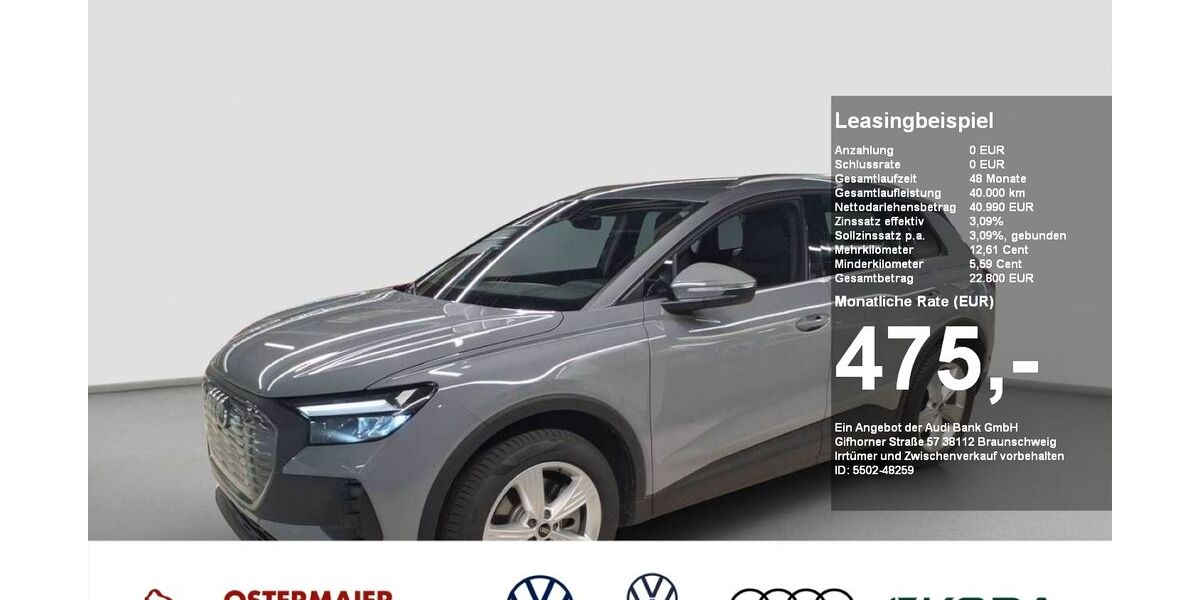 Audi Q4 e-tron 9.332 km 40.990 &euro; Mühldorf am Inn 84453