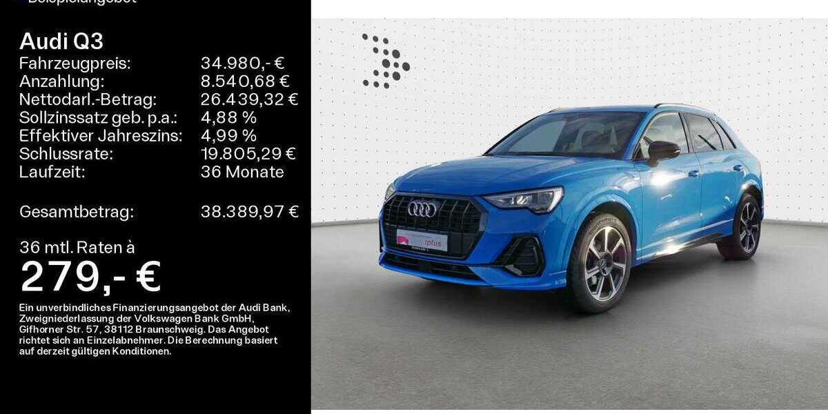 Audi Q3 40.000 km 34.980 &euro; Schweinfurt 97424