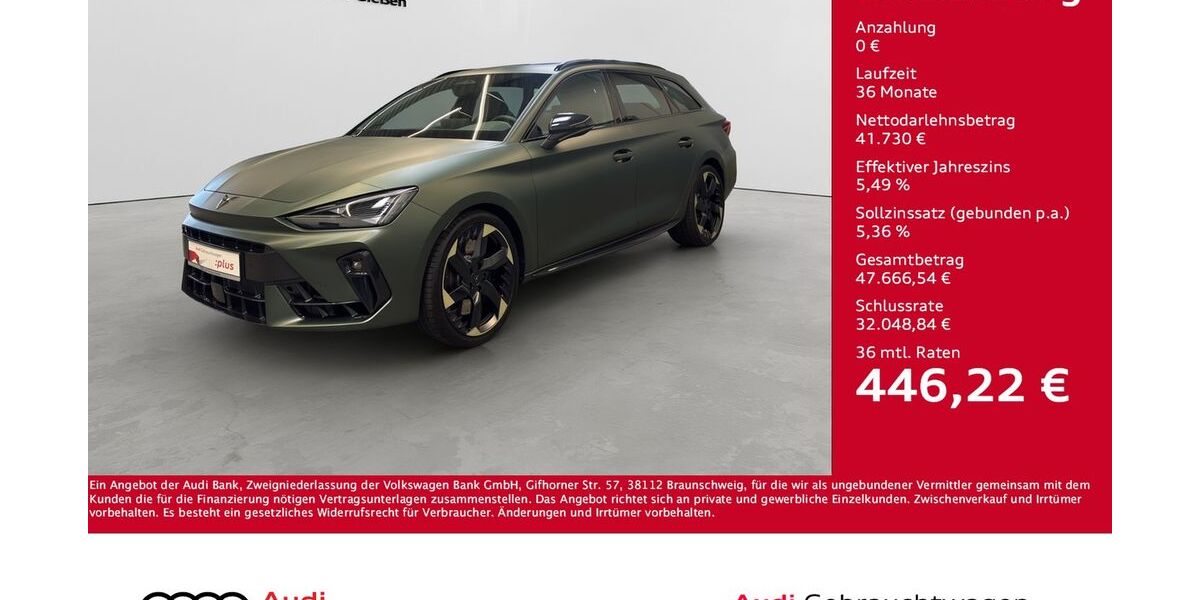 Cupra Leon 1.050 km 41.730 &euro; Giessen 35394