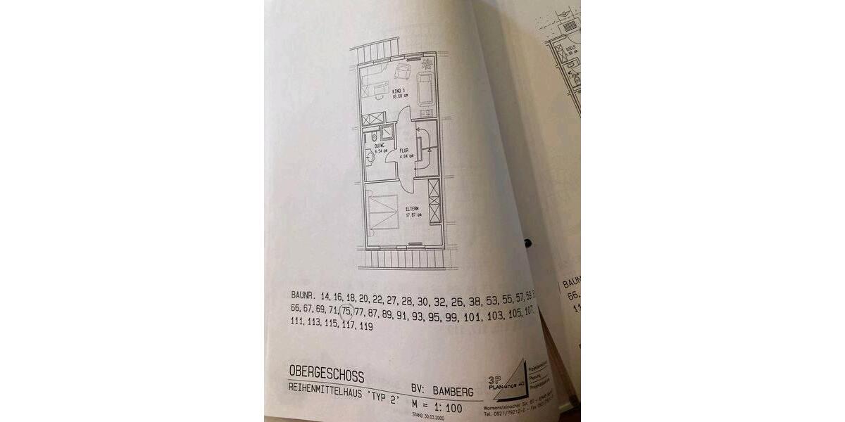 Reihenhaus Bamberg Gereuth - 5 Zimmer, 126 m&sup2;, 525.000&euro; | Angebot:26090018