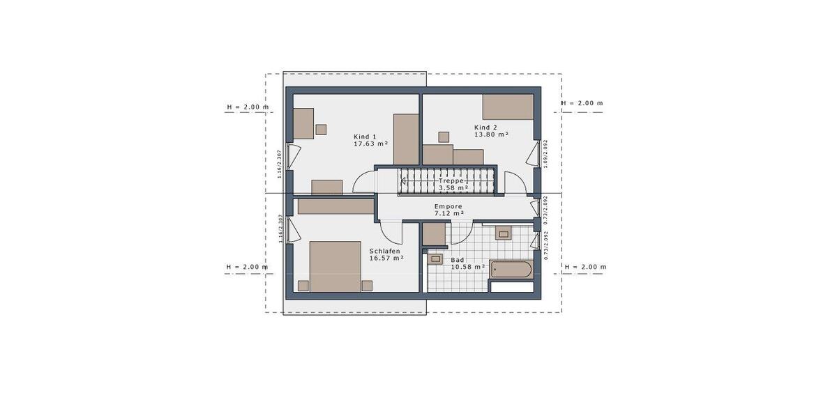 Einfamilienhaus Leichlingen (Rheinland) - 5 Zimmer, 140 m&sup2;, 2.200&euro; | Angebot:26664377