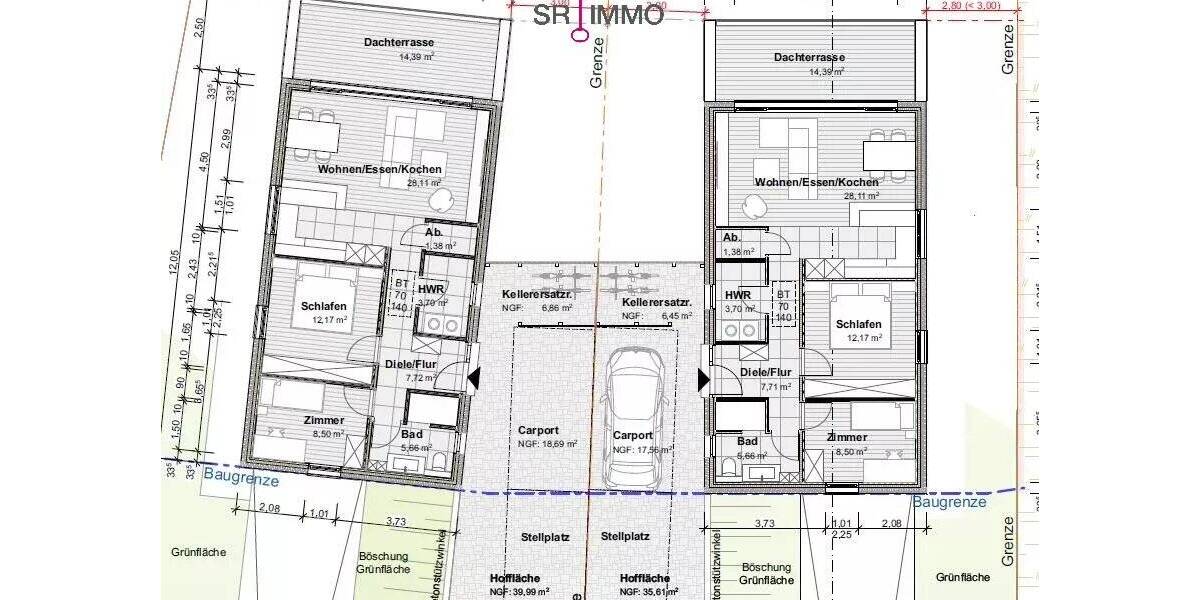 Etagenwohnung Dauwelshausen - 3 Zimmer, 71 m&sup2;, 298.200&euro; | Angebot:26703435