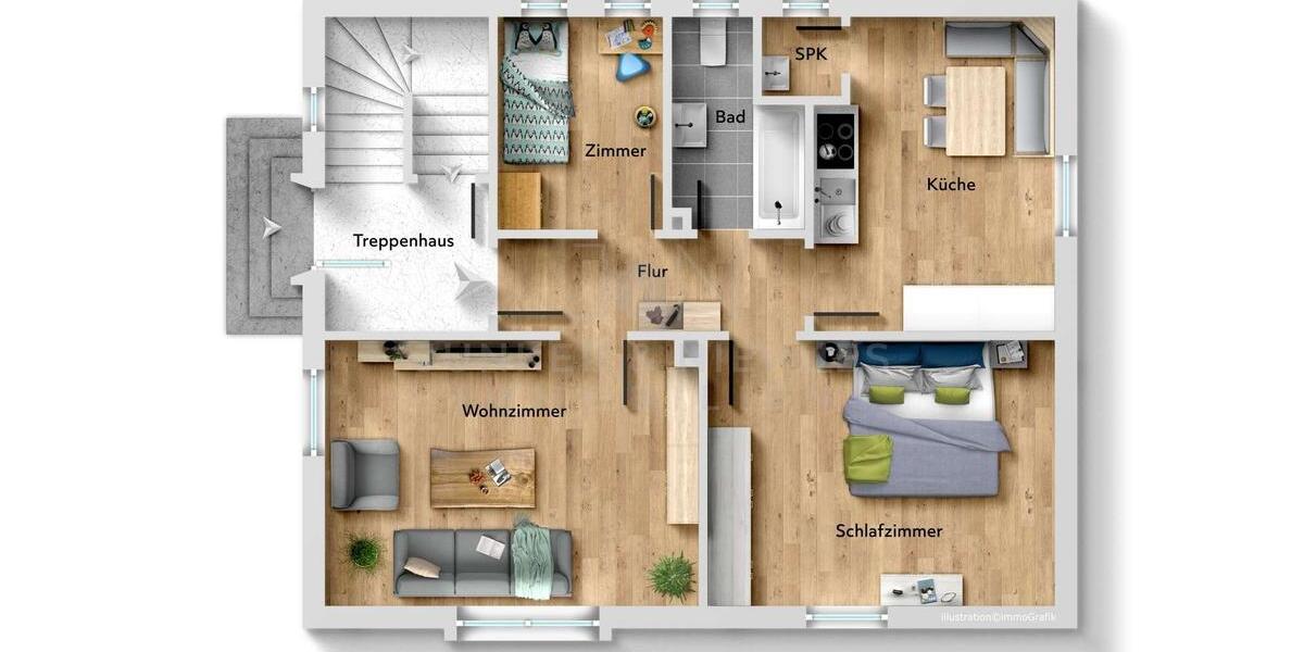 Einfamilienhaus Steinhagen - 6 Zimmer, 120 m&sup2;, 1.200&euro; | Angebot:26293079