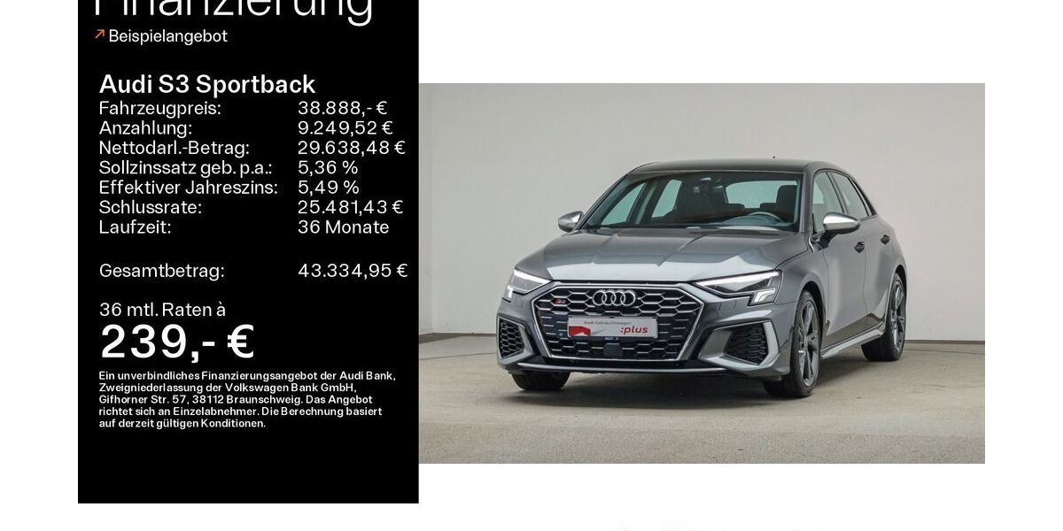 Audi S3 12.600 km 38.888 &euro; Mühlheim 63165