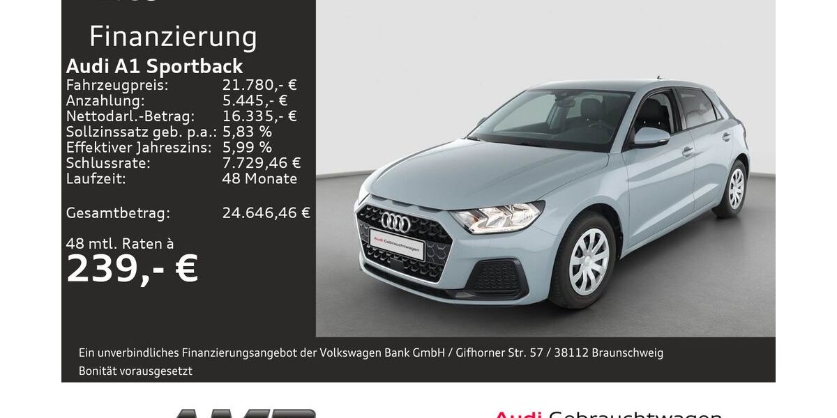 Audi A1 8.040 km 21.780 &euro; Borna 04552