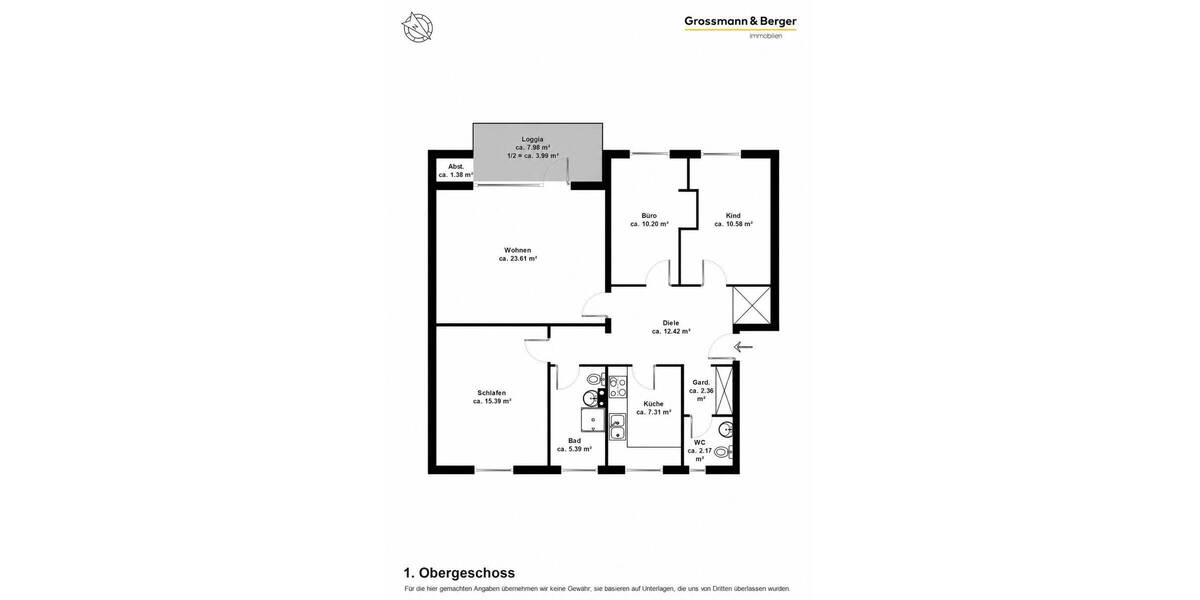 Etagenwohnung Elmshorn - 4 Zimmer, 92 m&sup2;, 279.000&euro; | Angebot:26683437