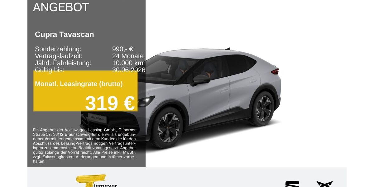 Cupra Tavascan 12.869 km 40.930 &euro; Hemer 58675