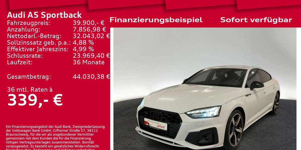 Audi A5 40.300 km 39.900 &euro; Berlin 12489