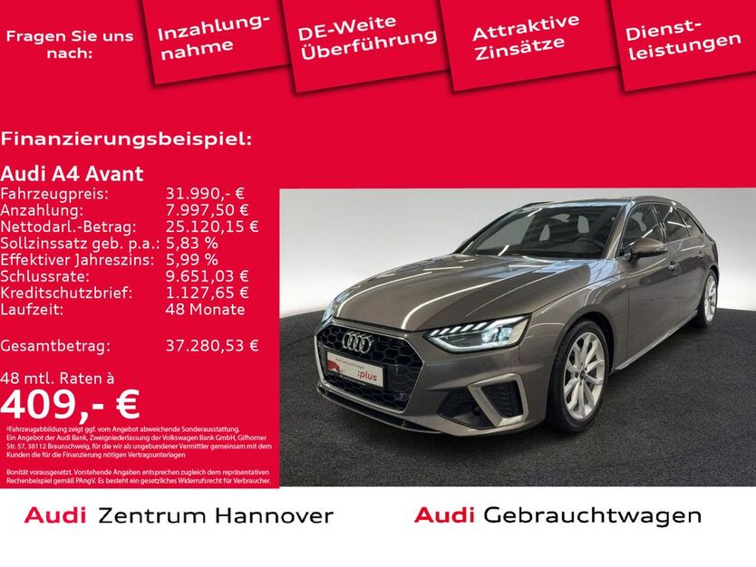 Audi A4 28.265 km 31.990 € Hannover 30179