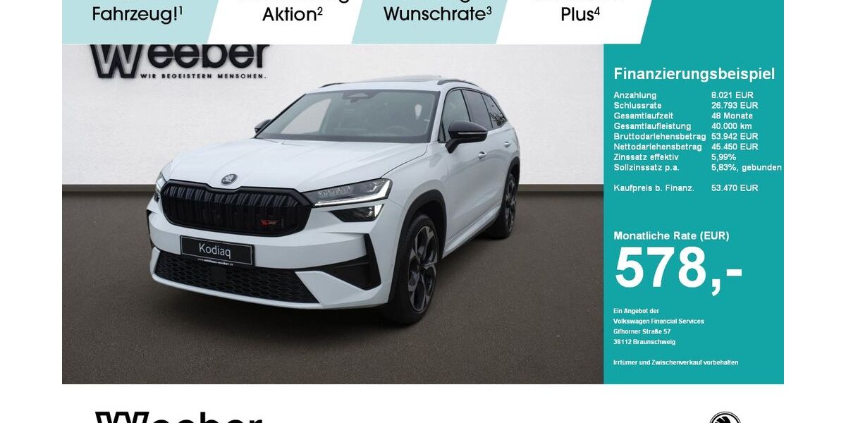 Skoda Kodiaq 14.870 km 53.470 &euro; Weil der Stadt 71263
