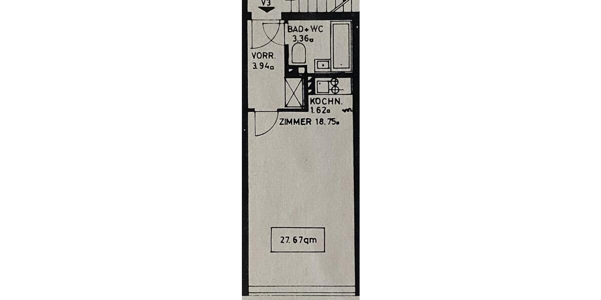 Erdgeschoßwohnung München Pasing-Obermenzing - 1 Zimmer, 28 m&sup2;, 189.000&euro; | Angebot:27077518