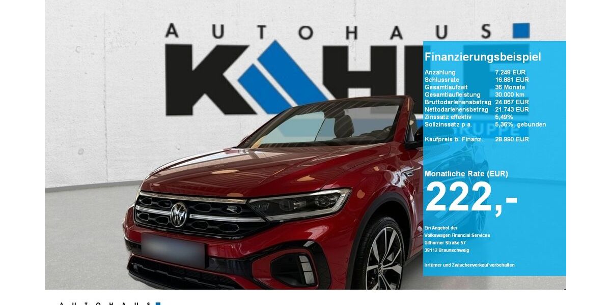 VW T-Roc 32.279 km 28.990 &euro; Stadthagen 31655