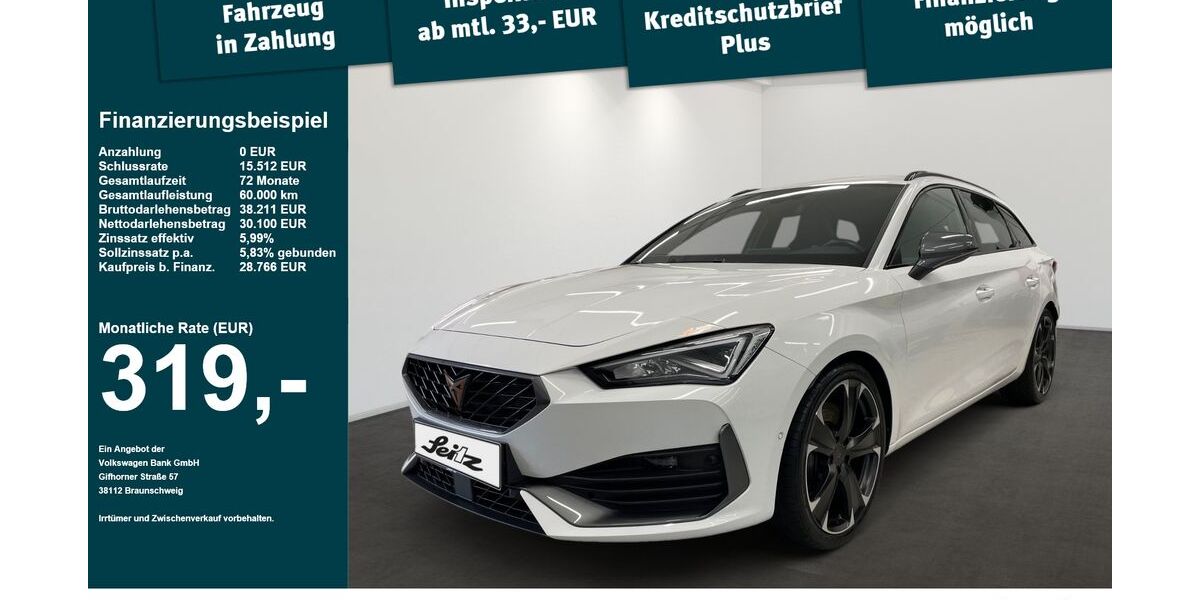 Cupra Leon 20.285 km 28.766 &euro; Memmingen 87700