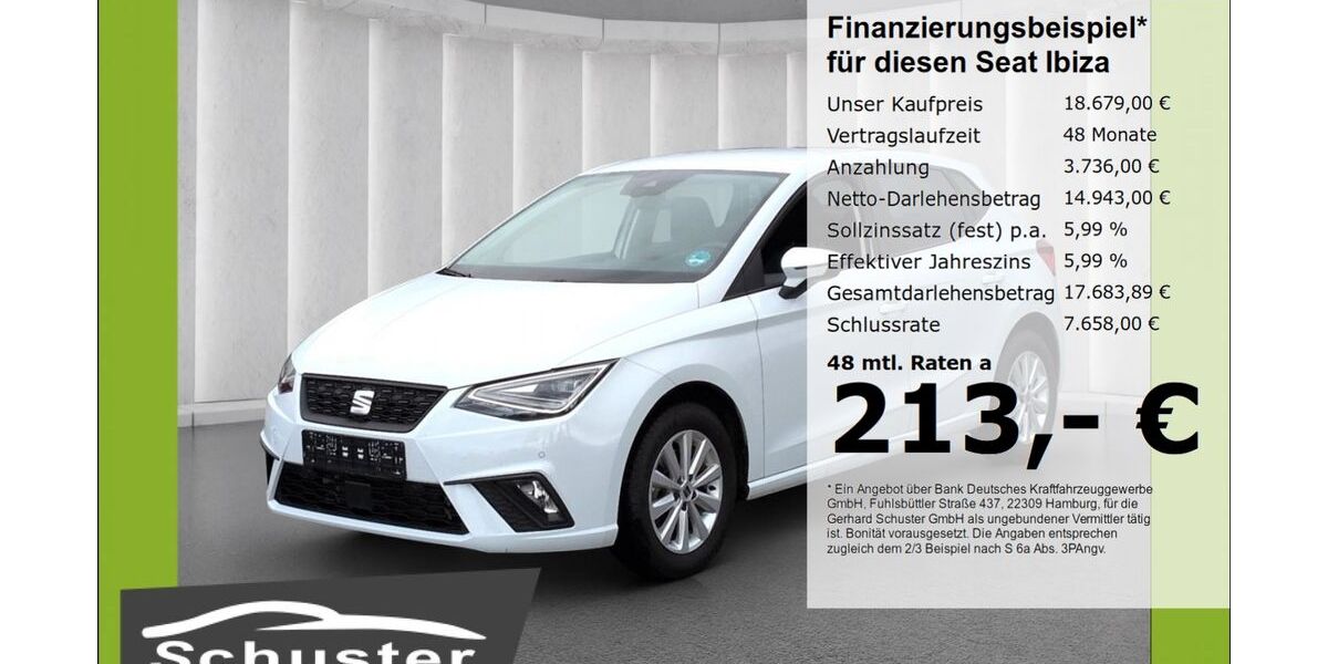 Seat Ibiza 17.194 km 18.180 &euro; Ruhstorf 94099