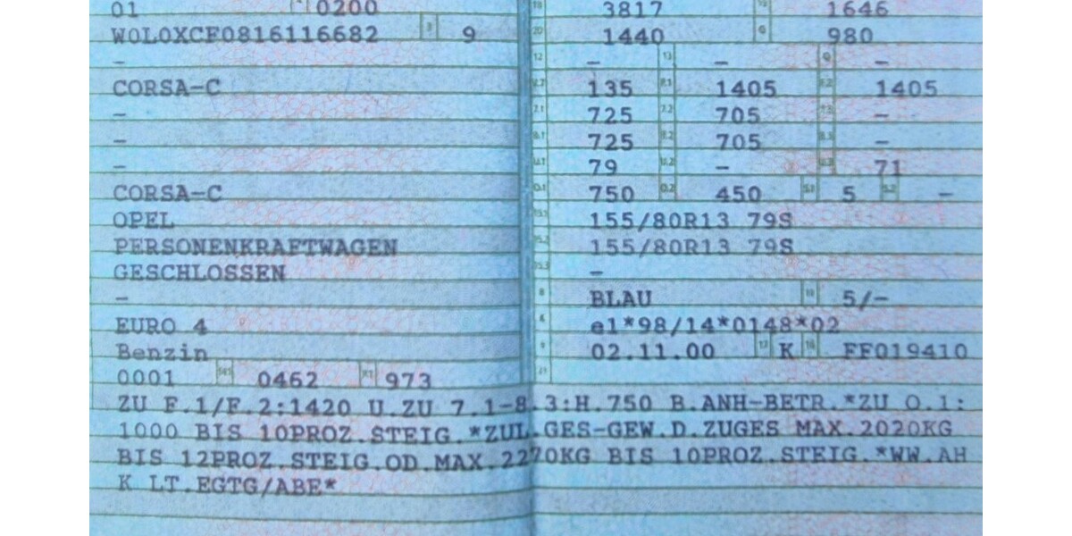 Opel Corsa C 189.000 km 2.400 &euro; Sagard 18551