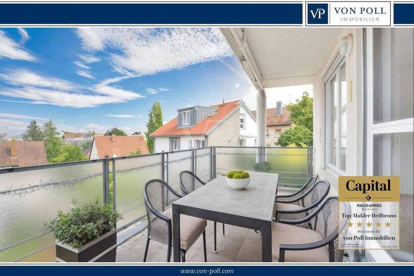 Tolle 3,5-Zimmer-Wohnung mit großem Balkon und 2x TG-Stellplatz