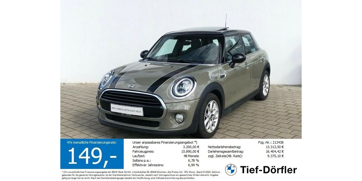 Mini Cooper 101.486 km 15.890 &euro; Marktsteft 97342
