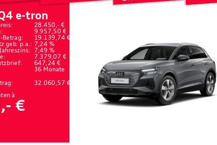 Audi Q4 e-tron 55.821 km 28.450 &euro; Frankfurt am Main 60314