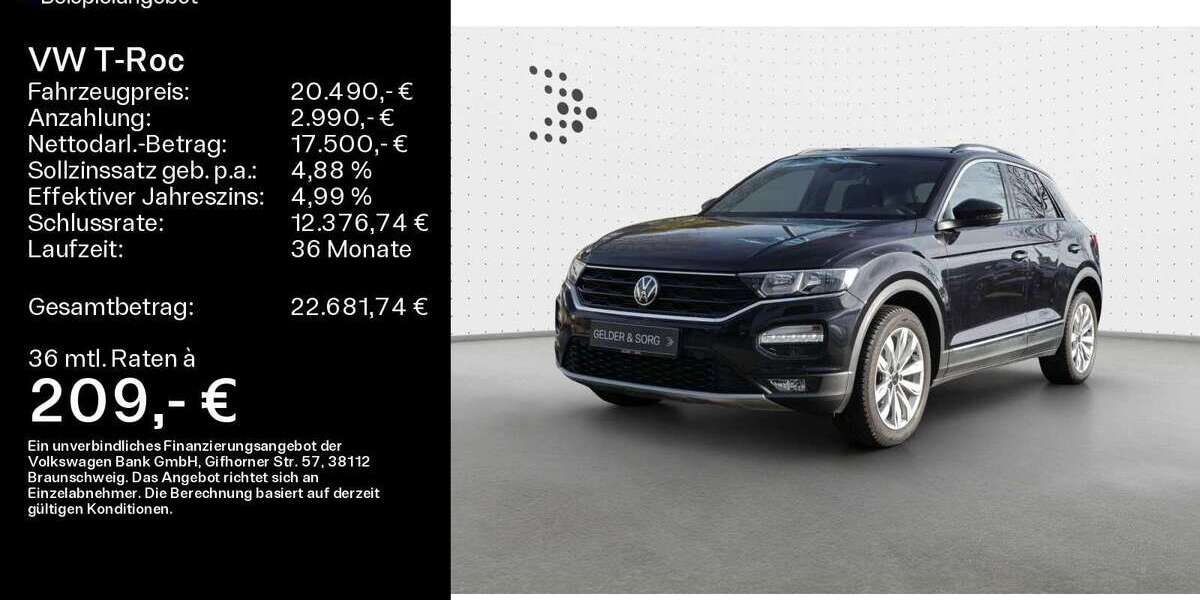 VW T-Roc 83.013 km 19.990 &euro; Bad Kissingen 97688
