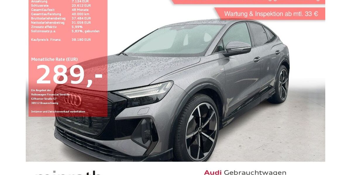 Audi Q4 e-tron 38.557 km 36.680 &euro; Moers-Hülsdonk 47441