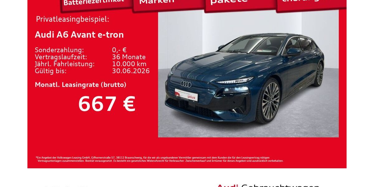 Audi A6 e-tron 14.246 km 69.880 &euro; Hamburg 20537