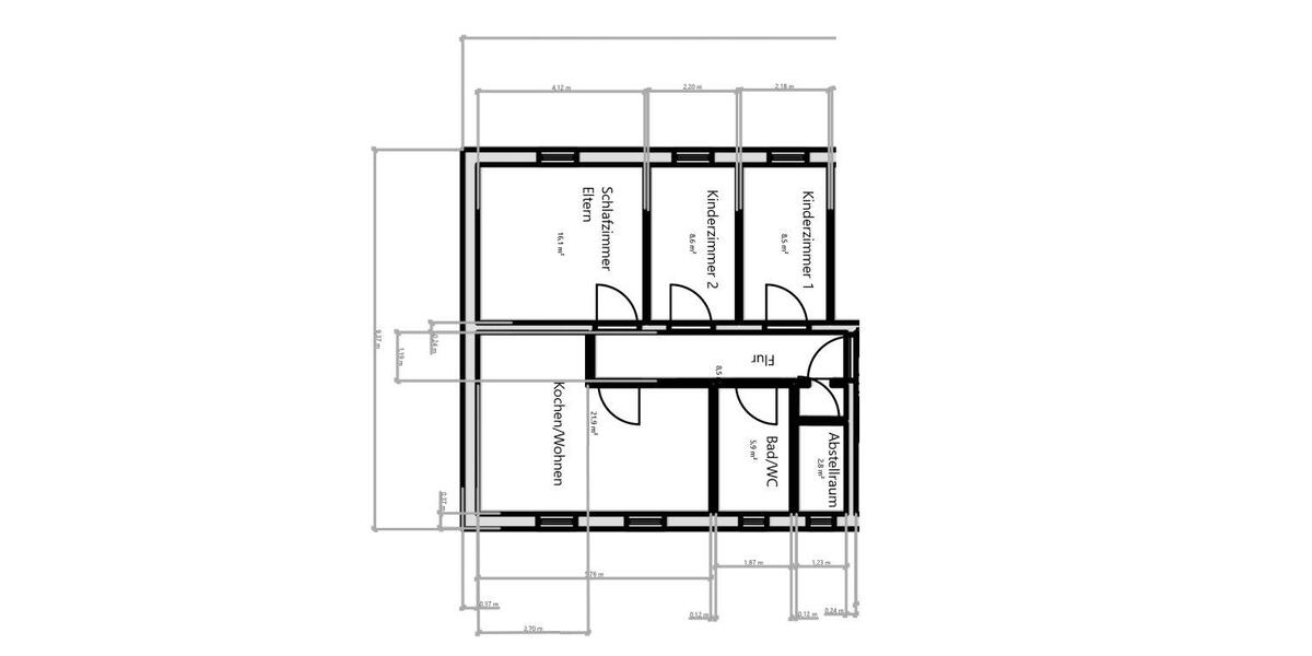 Etagenwohnung Dürrlauingen - 4 Zimmer, 85 m&sup2;, 950&euro; | Angebot:26662915