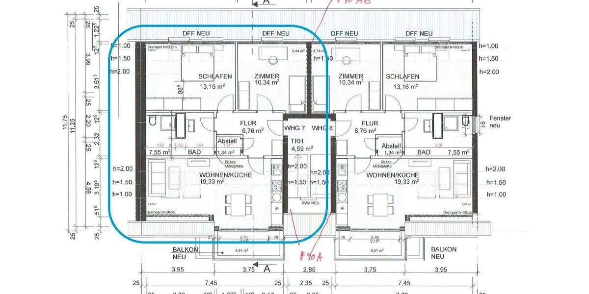 Dachgeschoßwohnung Gütersloh - 2 Zimmer, 62 m&sup2;, 550&euro; | Angebot:26322742