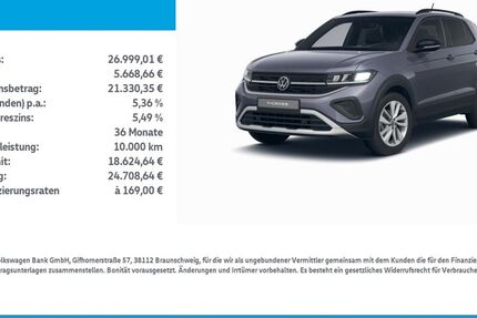 VW T-Cross 20.500 km 26.999 &euro; Mühlhausen/Thüringen 99974