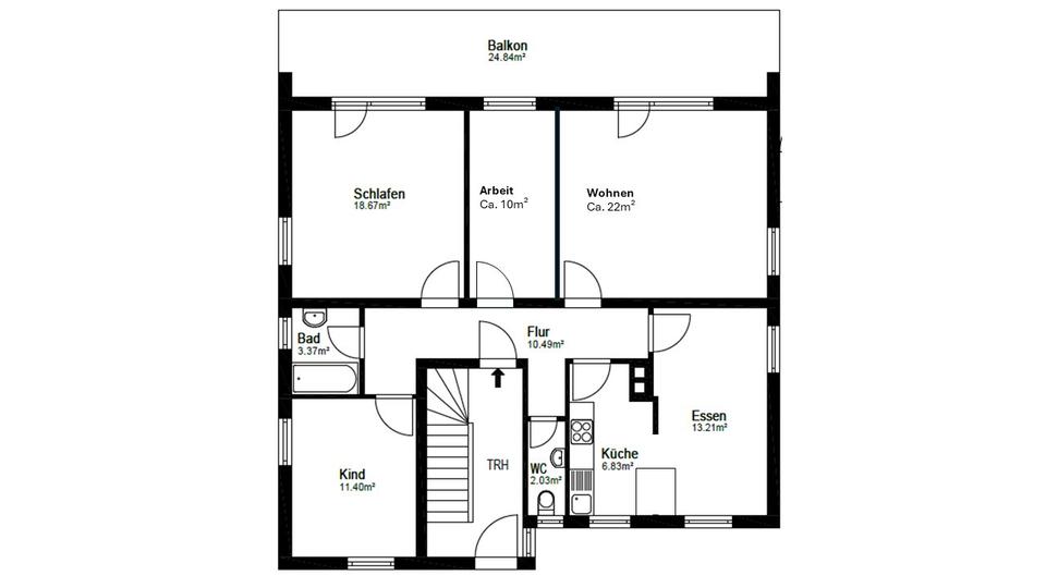 Erdgeschoßwohnung Maselheim - 4.5 Zimmer, 104 m&sup2;, 1.100&euro; | Angebot:26327743