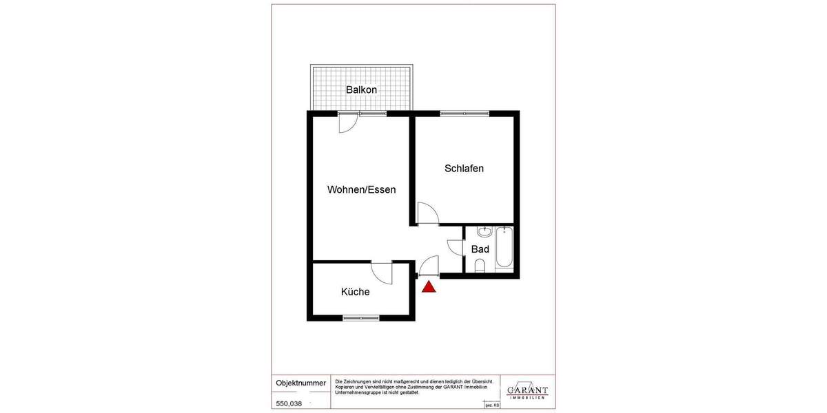 Wunderschöne 2-Zimmer-Erdgeschoss-Wohnung 2 zimmer