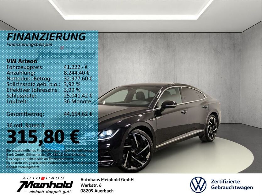 VW Arteon 15.300 km 41.222 € Auerbach/Rebesgrün 08209