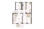 Etagenwohnung Heidenau Mügeln - 3 Zimmer, 69 m&sup2;, 560&euro; | Angebot:26893004