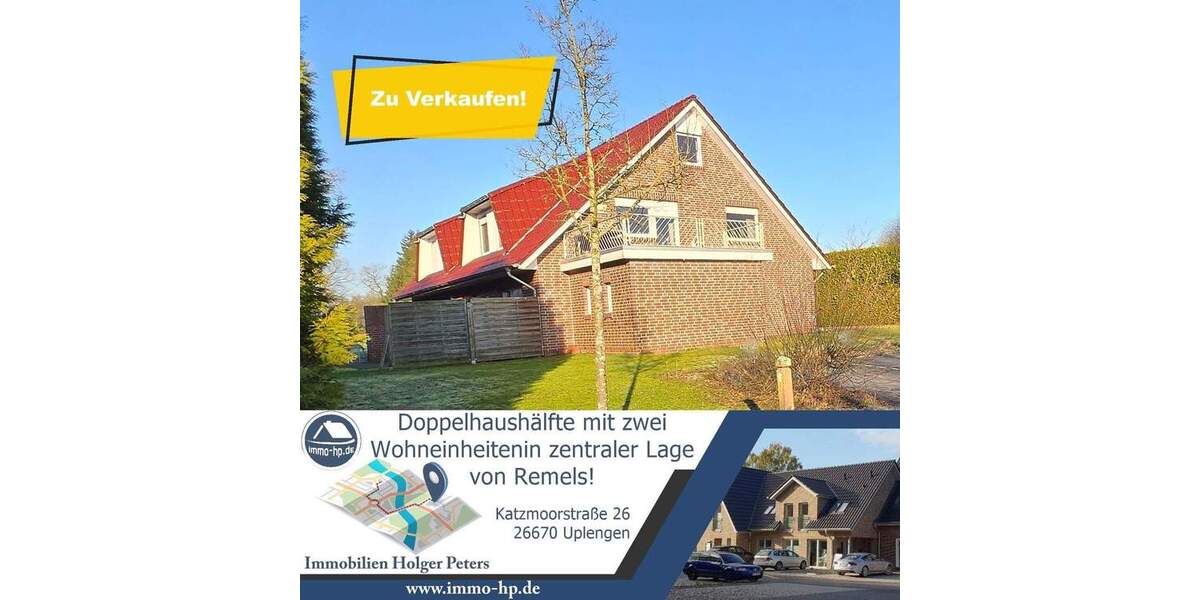 Doppelhaushälfte Uplengen Selverde - 5 Zimmer, 141 m&sup2;, 365.000&euro; | Angebot:24826332