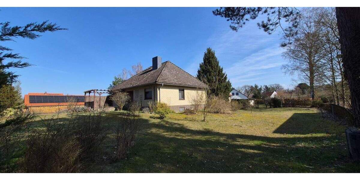Wohnen auf einer Ebene mit Ausbaumöglichkeit - EBK - Vollkeller - Tiefgarage - Ausbaupotenzial - Bungalow Gorleben | Angebot:25475832
