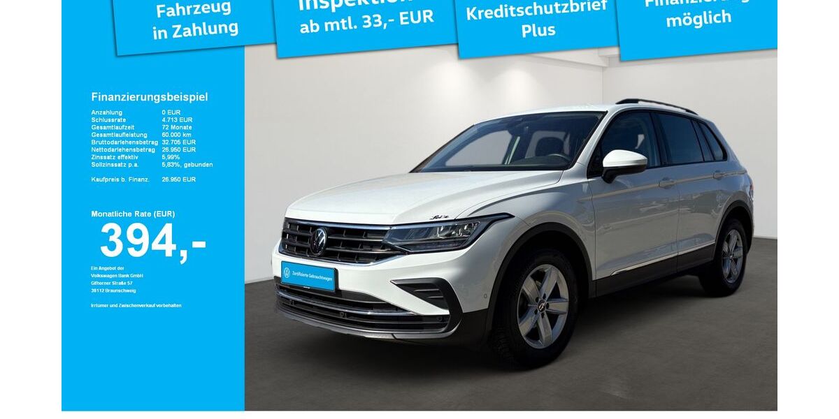 VW Tiguan 60.190 km 26.550 &euro; Wangen im Allgäu 88239