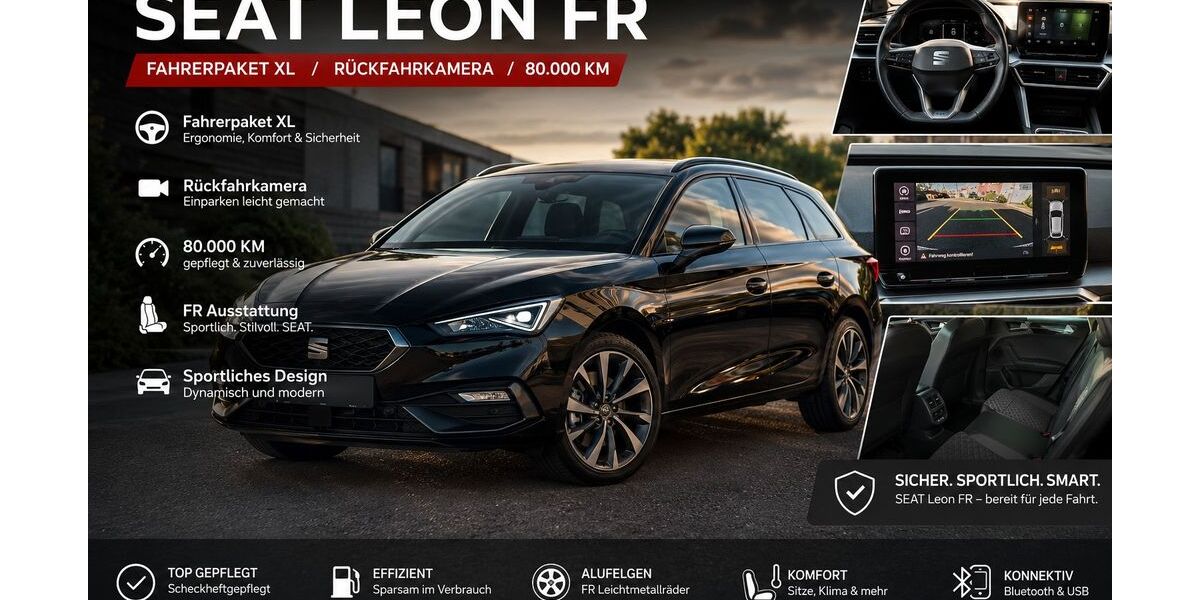 Seat Leon 80.000 km 20.600 &euro; Homburg 66424