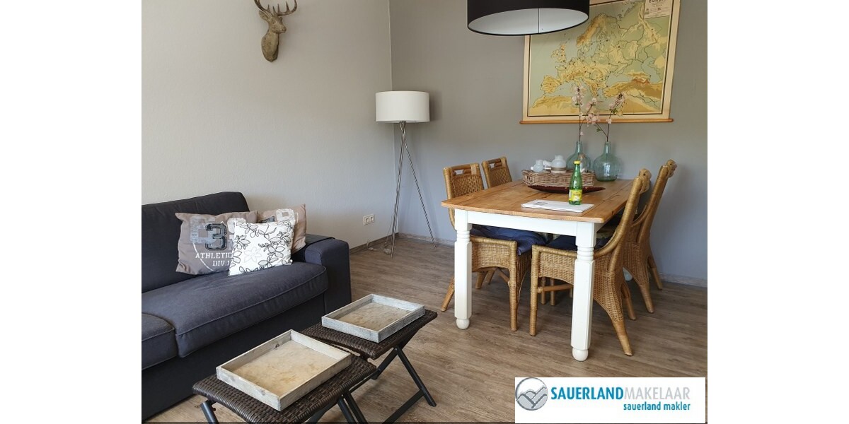 Ruhig gelegene 3-Zimmer-Wohnung mit Schwimmbad in Usseln - Appartement Willingen-Usseln Usseln | Angebot:8170282