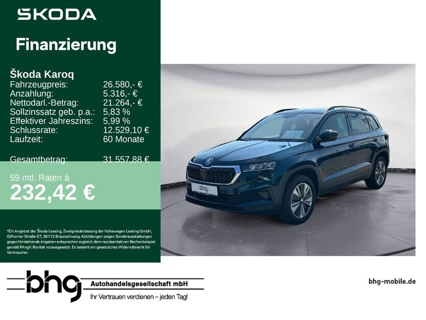 Skoda Karoq 92.882 km 26.580 € Balingen 72336