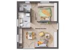 Bungalow Gumtow Klein Schönhagen - 2 Zimmer, 48 m&sup2;, 190.000&euro; | Angebot:26499495