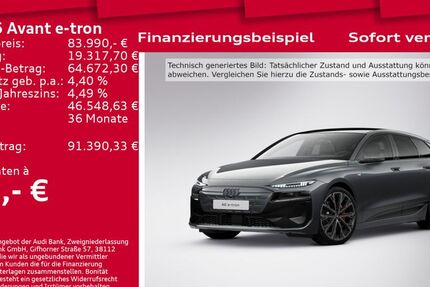 Audi A6 e-tron 11.494 km 83.990 € Berlin 12489