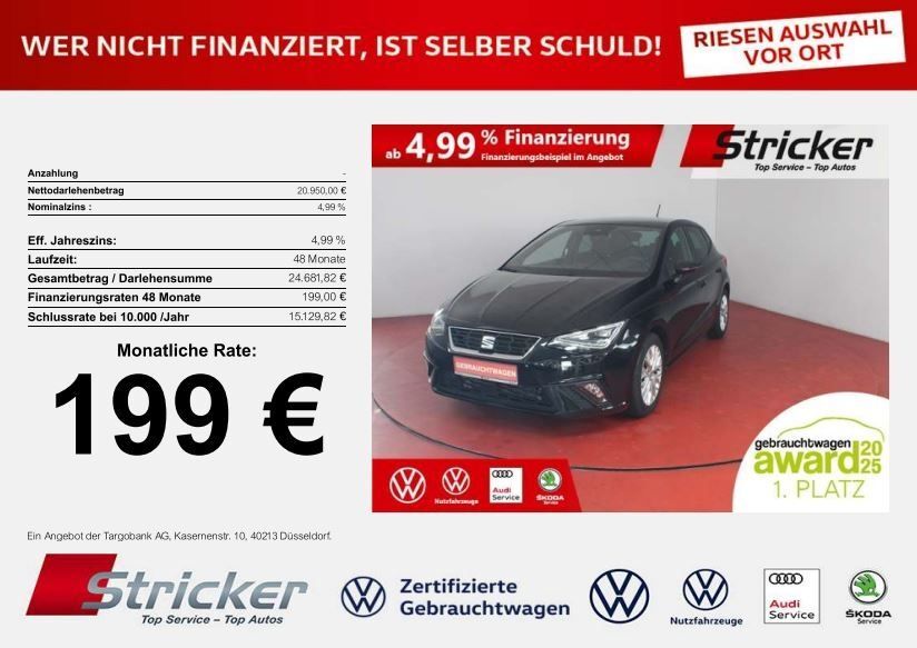 Seat Ibiza 26.503 km 20.929 € Detmold 32760