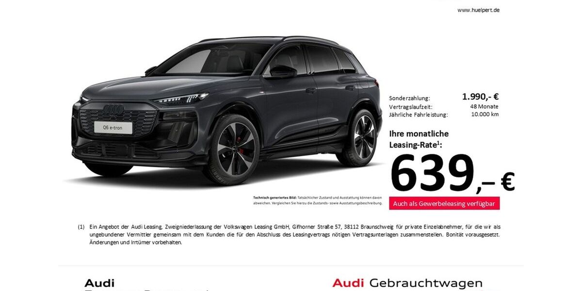 Audi Q6 e-tron 11.268 km 69.911 &euro; Dortmund 44143