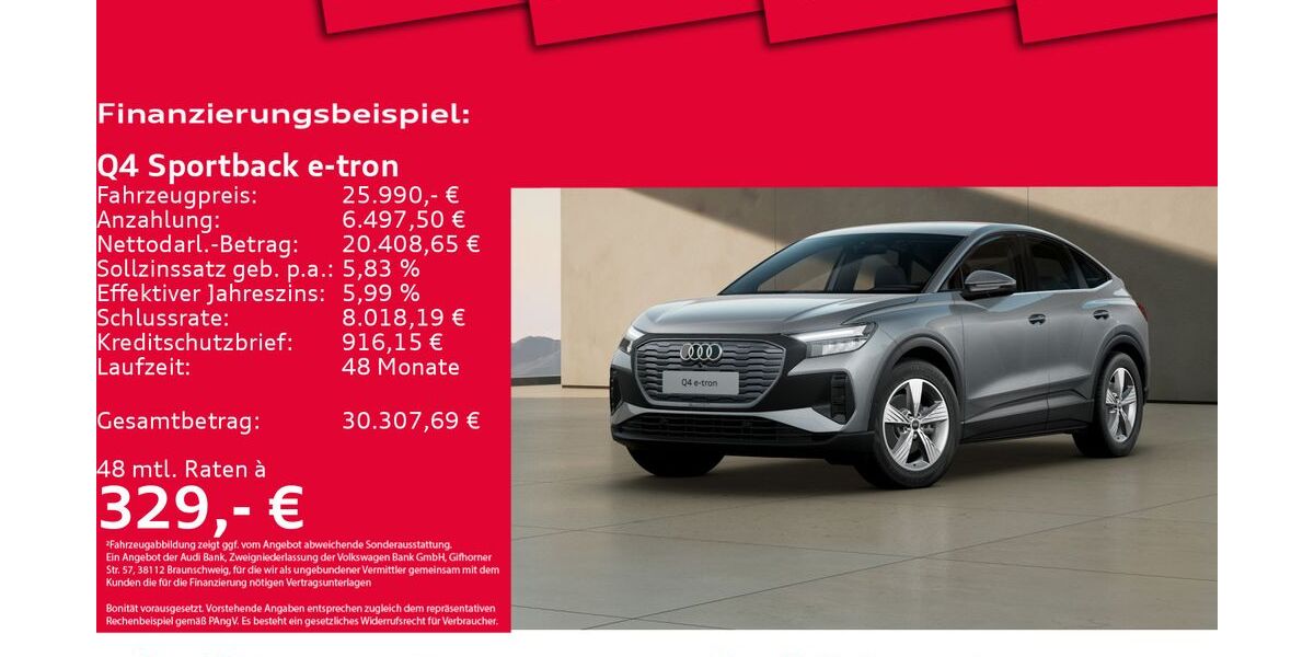 Audi Q4 e-tron 34.756 km 25.990 &euro; Hannover 30179