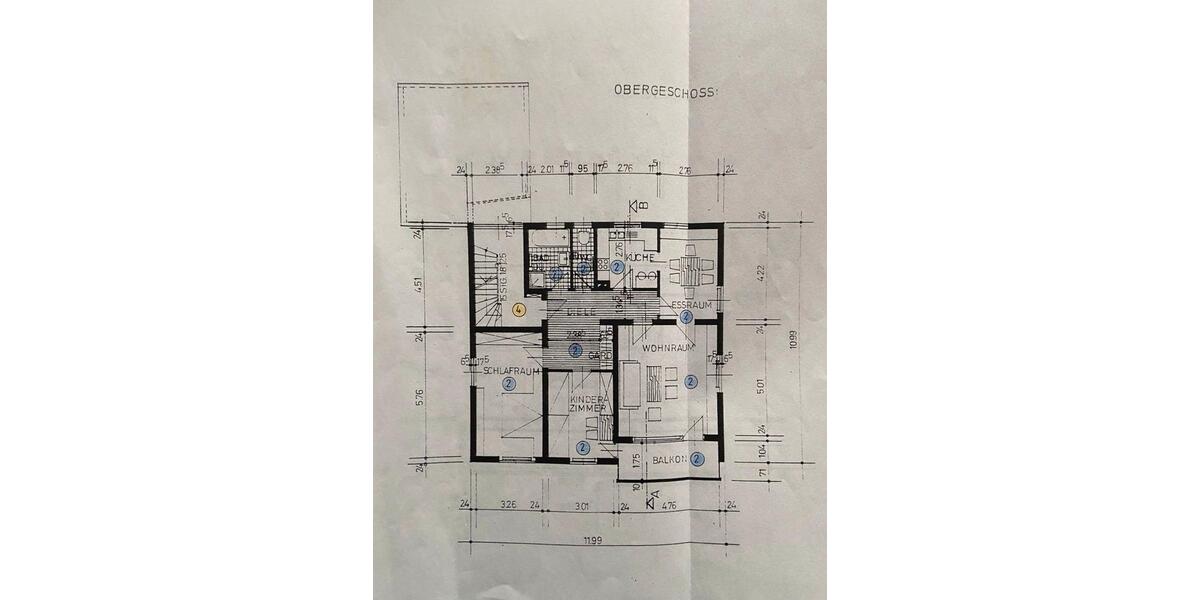 Etagenwohnung Altbach - 4 Zimmer, 94 m&sup2;, 360.000&euro; | Angebot:26416704