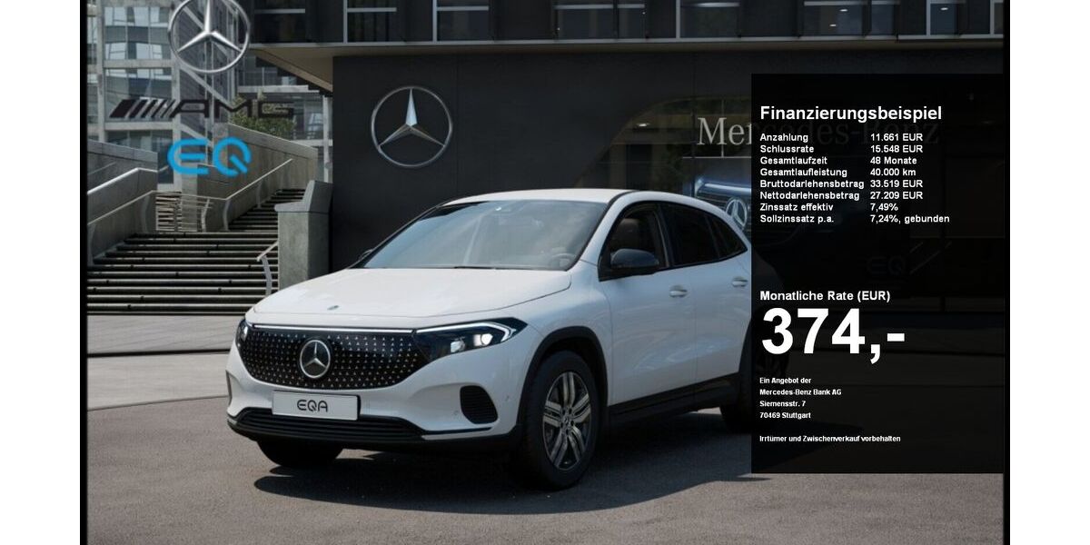 Mercedes-Benz EQA 13.127 km 38.870 &euro; Unna 59423