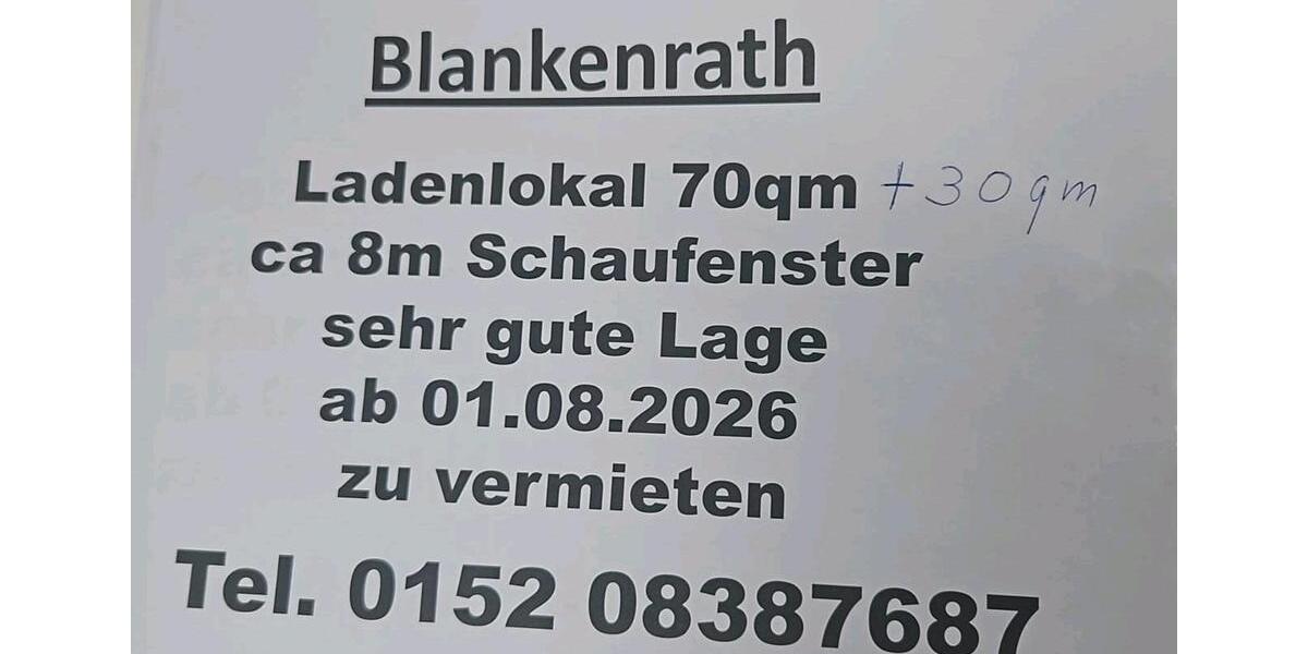 Gewerbeobjekt Blankenrath - 300&euro; | Angebot:26202147