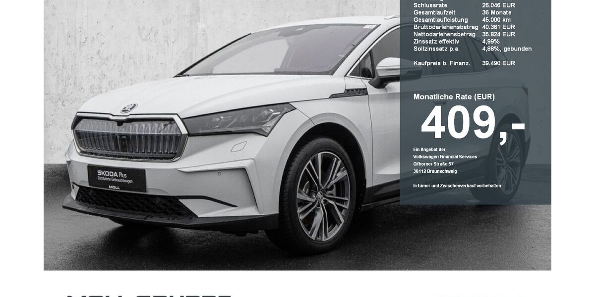 Skoda Enyaq 47.155 km 39.490 &euro; Düsseldorf 40474