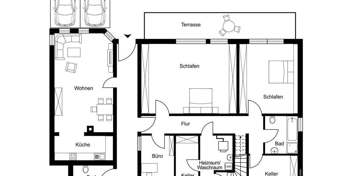 Terrassenwohnung Finnentrop - 3 Zimmer, 110 m&sup2;, 149.500&euro; | Angebot:26290475