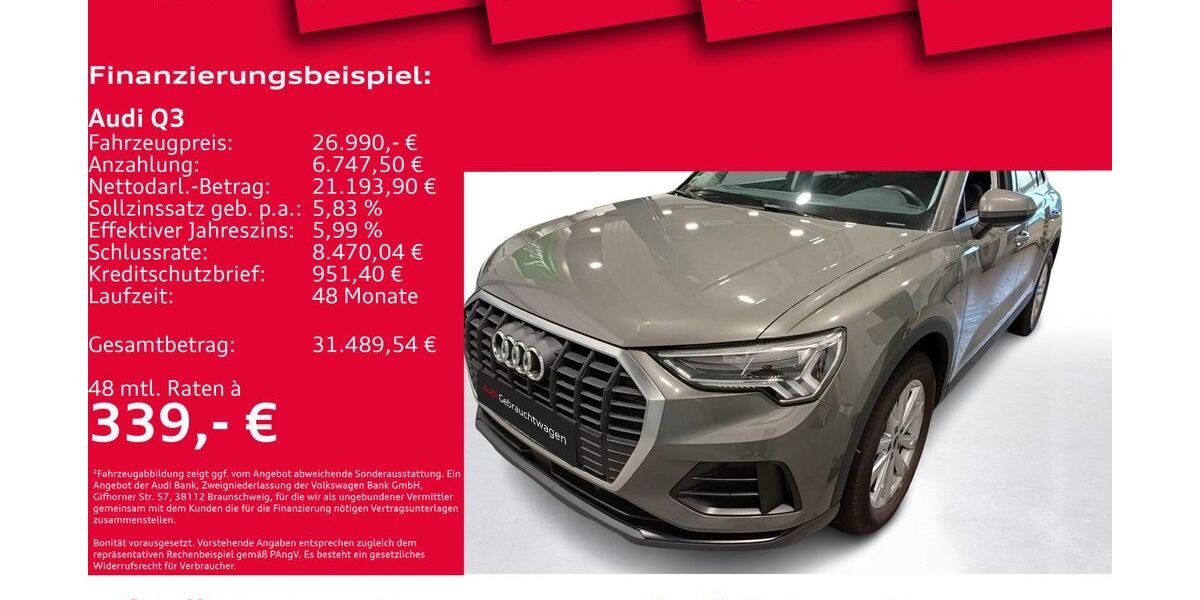 Audi Q3 33.000 km 26.990 &euro; Hannover 30179