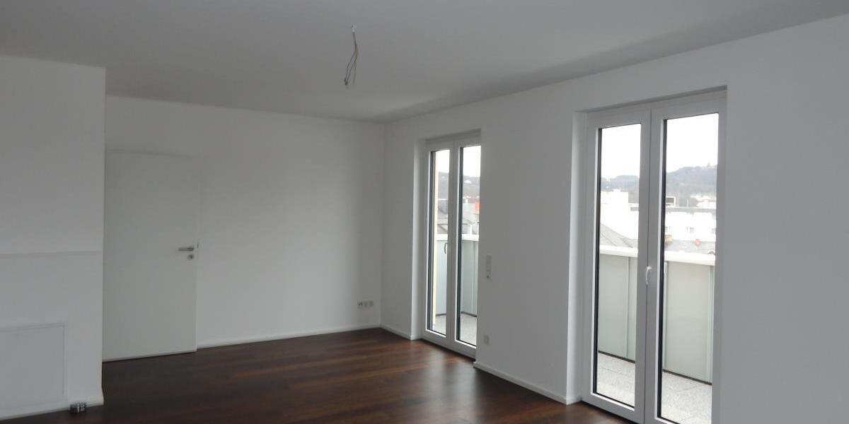 Blick über die Stadt- Altersgerechte helle Penthousewohnung an der Fußgängerzone - Einfamilienhaus Trier Nord | Angebot:25158371